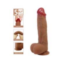 Morgece 23,5 Cm Süper Yumuşak Gerçekçi Silikon Dildo Penis