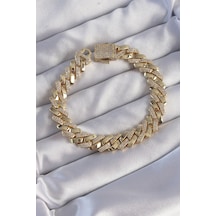Ezoconcept Vip Seri Gurmet Gold Renk Zirkon Taşlı Bileklik 001