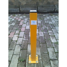 Gömme Kilitli Yatar Park Bariyeri-Direği 6Mm.Çelik Platform