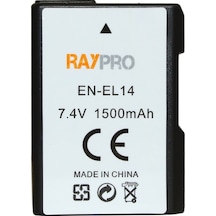 Nikon D3100 D3200 D3300 D3400 için En-El14 Batarya Pil Enel14