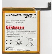 General Mobile Discovery Gm5 Plus D Batarya Pil 3100Mah 3.85Volt