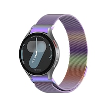 Novstrap Samsung Galaxy Watch 7 Fe 6 5 4 40 42 43 44 45 46 47 Mm İle Uyumlu Kordon Tam Pimli Metal Hasır Çelik Kayış
