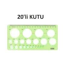Daire Şablonu 20'li Kutu Genel
