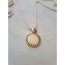 Dali Shop Ata Lira Çelik Burgu Zincir Kolye Altın