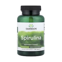 Takviye Swanson Vitamins, Spirulina, 500 Mg, 180 Tablets