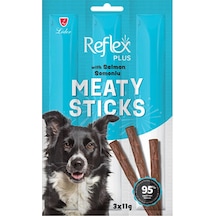 Plus Meaty Sticks Somonlu Tahılsız Köpek Ödül Çubuğu 3x11 Gr
