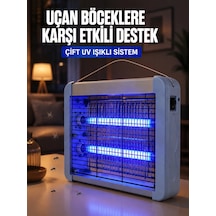 Mey İthalat Çift Uv Işıklı Elektrikli Sinek Öldürücü 12w Asılabilir Uçan Böcek Lambası