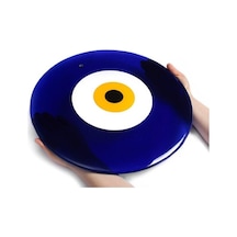 Dev Cam Nazarlık Nazar Boncuğu Lüks Kalite 30cm Çap El Işi Dekoratif Duvar Süsü