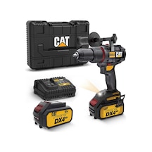 Cat DX13.1 18 V 4.0 Ah Li-ion 80 NM Çift Akülü Kömürsüz Profesyonel Şarjlı Darbeli Matkap Cat DX13.1 18 V 4.0 Ah Li-ion 80 NM Çift Akülü Kömürsüz Profesyonel Şarjlı Darbeli Matkap