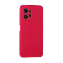 Xiaomi Redmi Note 12 4g Uyumlu Kılıf Nano İçi Kadife Silikon - Pembe