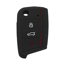 Volkswagen Seat Skoda Polo Tiguan Golf 7 Silikon Anahtar Kılıfı