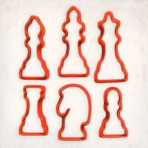 Satranç Kurabiye Kalıp Set 6 Lı
