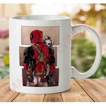 1-1441 Harley Quinn Kneads Deadpool Suicide Squad İki Tarafı Baskılı Kupa Bardak.jpg