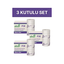 Fix Elastik Sabitleme Bandı 10cm X 10m, 3 Kutulu Set. Elastik Non-woven Medikal Flaster