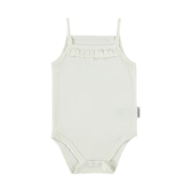 Civil Baby Kız Bebek Çıtçıtlı Badi 12-24 Ay Ekru 14587140523Y-1 Ekru