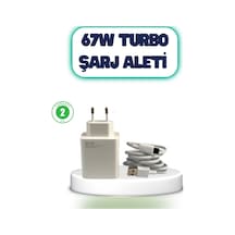 67 Watt Hızlı Şarj Aleti Poco F2 F3 F4 Uyumlu