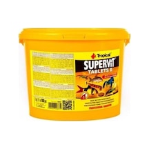 Supervit Tablets B Kabuklu Ve Çöpçü Balıkları İçin Dip Yemi 250 Tablet