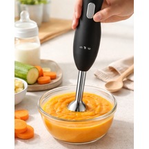Ergonomik Tasarımlı El Blenderı Paslanmaz Çelik Metal Blender Ayağı Renkli