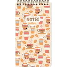 Keskin Color 493075-99 Karton Kapaklı Spiralli To Do List Coffee