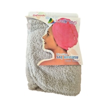 Wellmop Banyo Saç Havlusu Gri