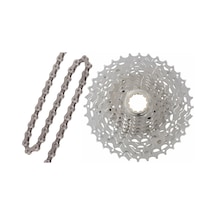Shimano Xt Cs-hg771 11/34+cn-hg95 10'lu Kaset Zincir Seti Siyah