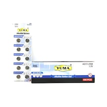 Ym-9 Ag13 Lr-44 Düğme Pil Alkalin 1.5v 10lu Kart Crchmgo