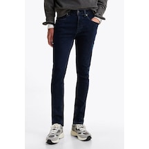 Tommy Hilfiger Erkek Austin Slim Dar Paça Kot Pantolon Denim