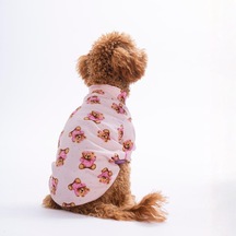 Pinky Bear Ayıcık Desenli Kedi Köpek Sweati - Kedi Köpek Kıyafeti-kedi Köpek Sweati
