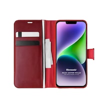 Microsonic Apple Uyumlu iPhone 14 Plus Kilif Leather Wallet Kirmizi 557077008