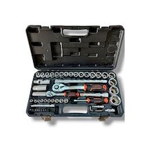 52 Parça 1/2" Ve 1/4" Lokma Takımı Seti