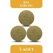 Sabunal Bal Sabunu 3 Adet - Bitkisel Cilt Bakım Sabunu