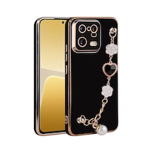 Zore Mi 13 Pro Kılıf El Tutamaçlı Kamera Korumalı Ogaa Taka Silikon Kapak - Siyah