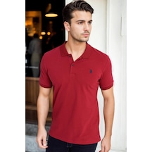 T8561 Dewberry Erkek Tshırt-koyu Bordo