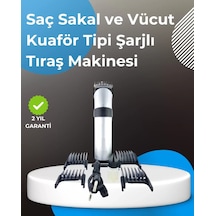 Profesyonel Saç Ve Sakal Tıraş Makinesi Tam Aksesuar Setli Diğer