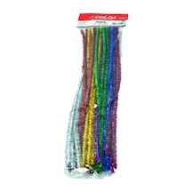 Colorbank Şönil Simli CS-002 6mm 30cm 25'Li  1 pk