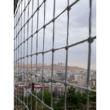 6mm Balkon Güvenlik Filesi 2,5x3 mt Çoçuk Güvenlik Filesi 10x10 c