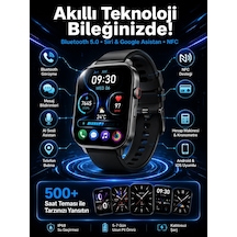 Akıllı Saat Tema Değiştirme Uyku Ve Takibi Sesli Asistan Bildirim Görme Yeni Nesil