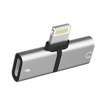 Pm-18316 İphone Lightning Şarj Kulaklık Çevirici Adaptör