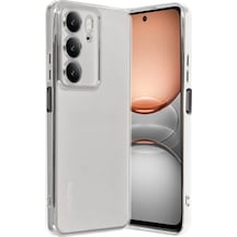 Newface Realme C75 4g Kılıf Razer Lensli Silikon - Gümüş