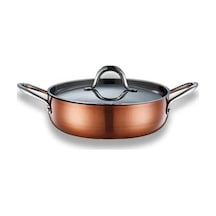 Brioni Copperfield İndiksüyon Basık Tencere 28 Cm Cpf125