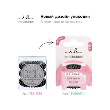 İnvisibobble Orıgınal True Black Siyah Saç Lastikleri Kutu İçinde 189669174 Siyah