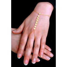 Gümüş Altın Yaldızlı Zirkon Taşlı Yonca Modeli Pullu Şahmeran Barcode Beyaz - Rose Gold