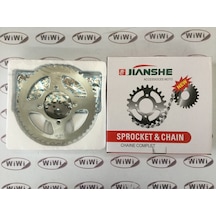 Yamaha Ybr 125 Zincir Dişli Takımı Set Jianse 45t-14t-118l