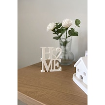 Home Yazılı Dekoratif Biblo Masaüstü Dekor - Beyaz 12 Cm X 10 Cm Beyaz - 700126653