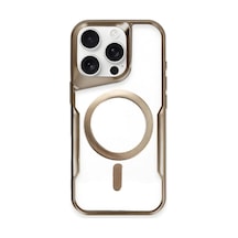 Apple iPhone Uyumlu 11 Pro Max Kılıf Boyi Magsafe Silikon Kapak - Kahverengi Bzsxx00 1