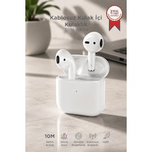 Özel Seri Pratik Alet Seyahat Ürünü Telefon Aksesuarı Bluetooth Kulaklık Air-5s Beyaz