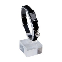 Kadife Zilli Ayarlanabilir Kedi Boyun Tasması 22-30 Cm Siyah-18504