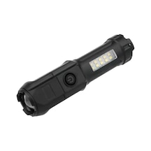 Powermaster El Feneri Uzun Menzilli Zoomlu Flash Powerbank Özellikli El Feneri Işıldak Led Aydınlatma