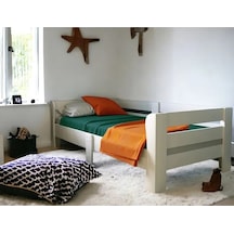 Fawdecor Doğal Mdf-lam Sedir Karyola Baza Beyaz