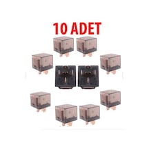 Mini Role Şeffaf 10 Adet Universl 40 Amper Şeffaf 5 Uçlu 12V Role N11.702